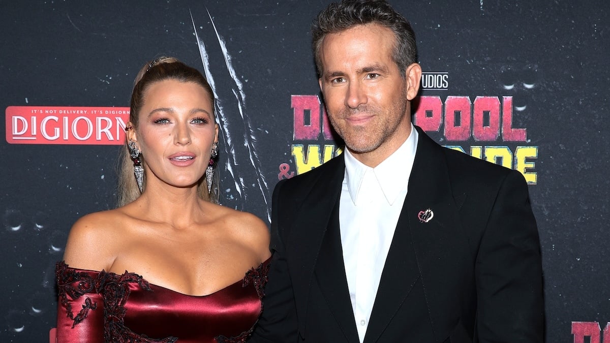 Blake Lively and Ryan Reynolds attend the "Deadpool & Wolverine" New York Premiere on July 22, 2024 in New York City